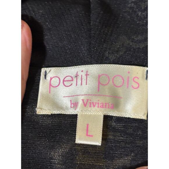 Petit Pois by Viviana sheer top, artsy, eclectic, statement top, bohemian - Picture 4 of 5